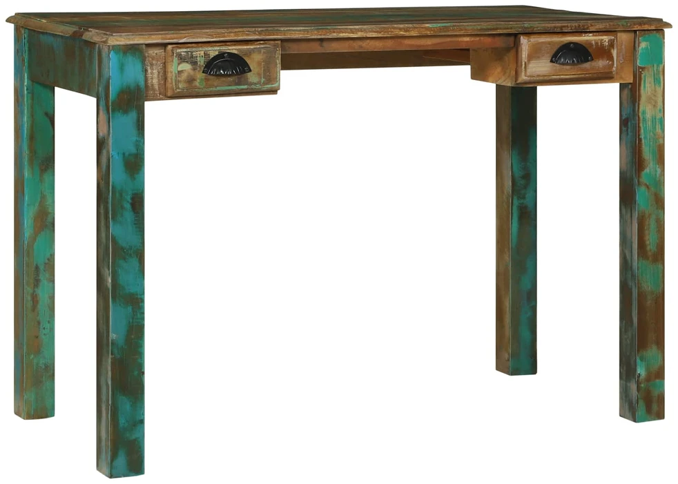 Rašomasis stalas Ruda 112 x 55 x 76 cm Kietas atkurtas medis (Atnaujinta)