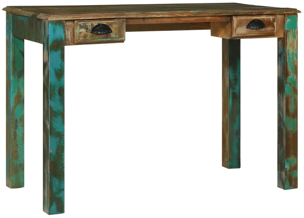 Rašomasis stalas Ruda 112 x 55 x 76 cm Kietas atkurtas medis (Atnaujinta)