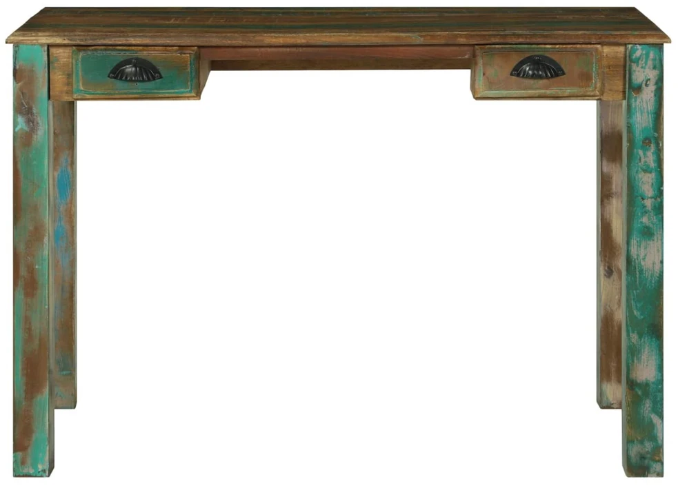 Rašomasis stalas Ruda 112 x 55 x 76 cm Kietas atkurtas medis (Atnaujinta)