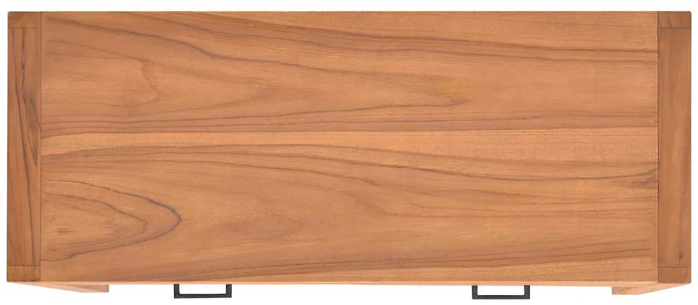 Rašomasis stalas su 2 stalčiais, 100x40x75cm, tikmedis