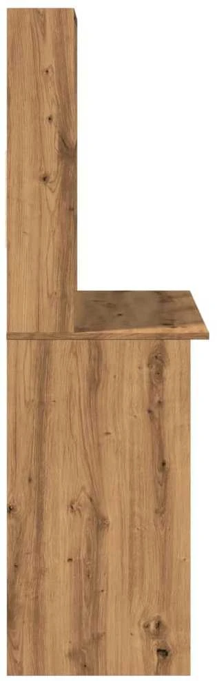 Rašomasis stalas su lentynomis, artisano, 102x45x148cm, mediena