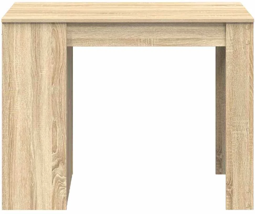 Rašomasis stalas su stalčiumi/lentyna, sonoma, 102x62x77,5cm