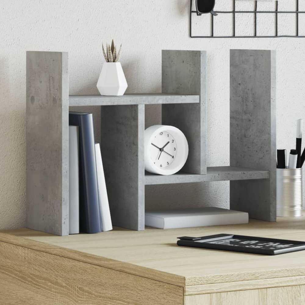 Darbo stalo organizatorius Betono pilka 34,5 x 15,5 x 35,5 cm