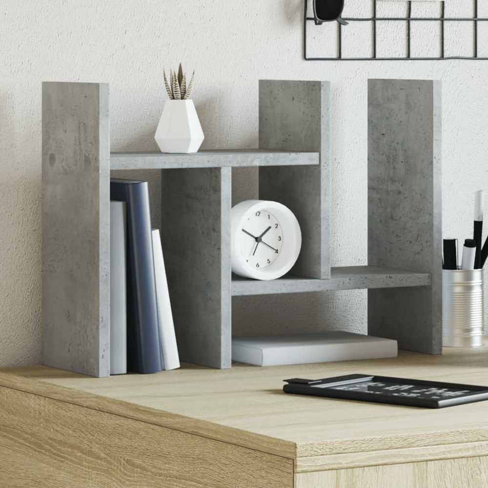 Darbo stalo organizatorius Betono pilka 34,5 x 15,5 x 35,5 cm
