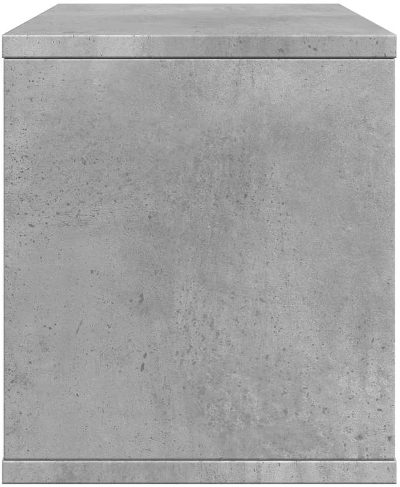 Rašomojo stalo lentyna, betono, 36x26x29,5cm, apdirbta mediena