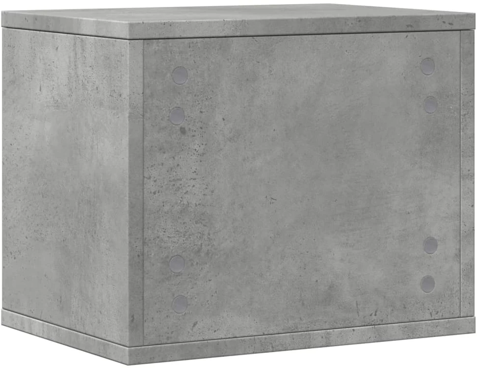 Rašomojo stalo lentyna, betono, 36x26x29,5cm, apdirbta mediena