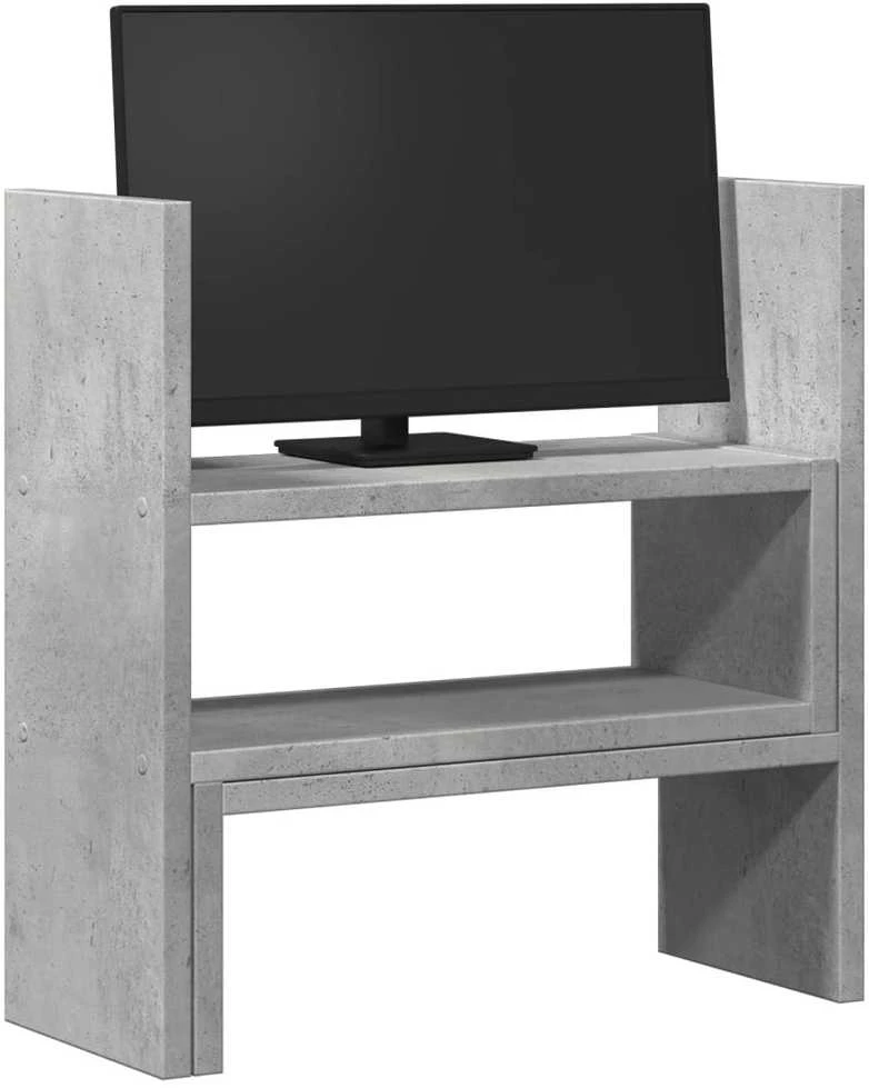 Laikiklis Rašomojo stalo lentyna, betono, 40x17x41cm, apdirbta mediena