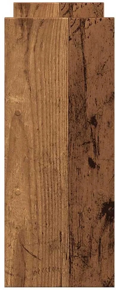 Laikiklis Rašomojo stalo lentyna, sendintos medienos, 40x17x41cm, mediena