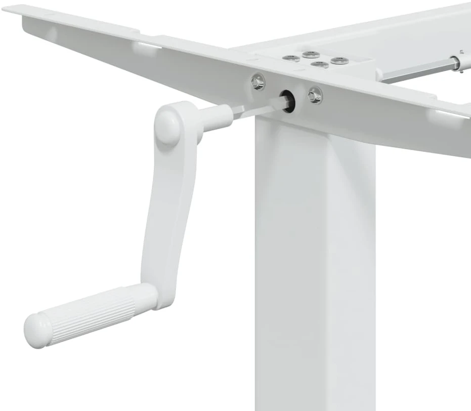 Rašomojo stalo rėmas, baltas, (94–135)x60x(70–114)cm, plienas