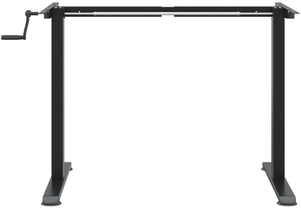 Rašomojo stalo rėmas, juodas, (94–135)x60x(70–114)cm, plienas