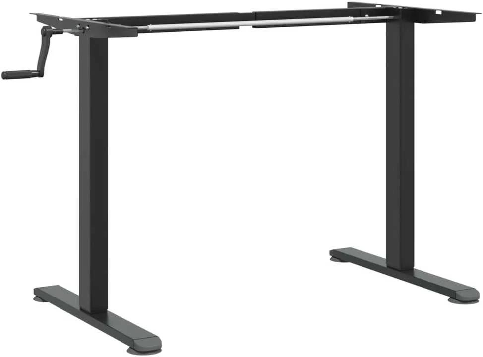 Rašomojo stalo rėmas, juodas, (94–135)x60x(70–114)cm, plienas