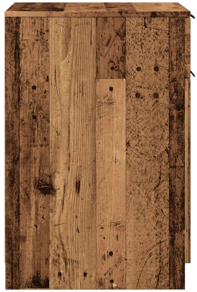 Rašomojo stalo spintelė, medienos, 33x50x75cm, apdirbta mediena
