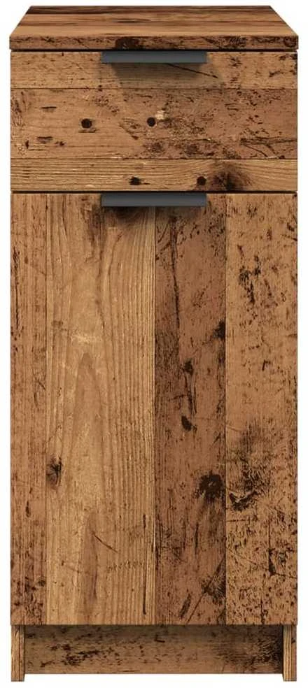 Rašomojo stalo spintelė, medienos, 33x50x75cm, apdirbta mediena