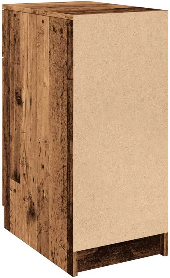 Rašomojo stalo spintelė, medienos, 33x50x75cm, apdirbta mediena