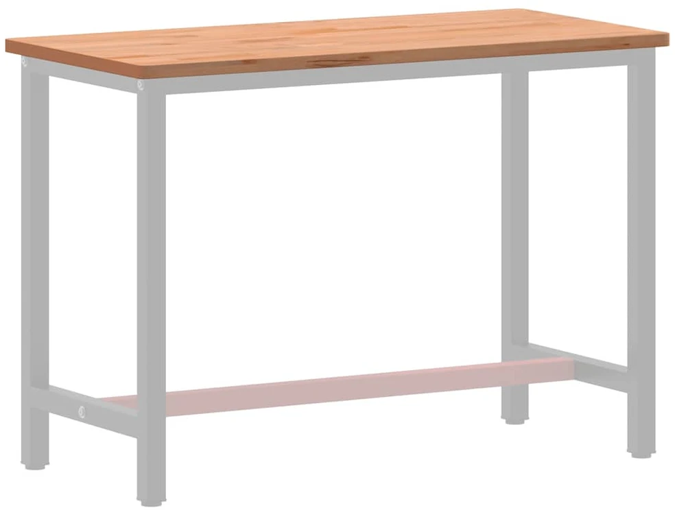 Darbastalio stalviršis, 115x55x2,5cm, bukmedžio masyvas