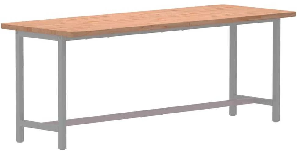 Darbastalio stalviršis, 150x55x2,5cm, bukmedžio masyvas