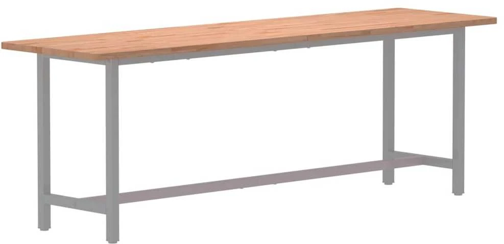 Darbastalio stalviršis, 200x55x2,5cm, bukmedžio masyvas