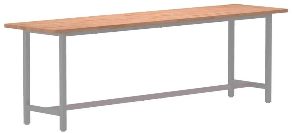 Darbastalio stalviršis, 220x55x2,5cm, bukmedžio masyvas