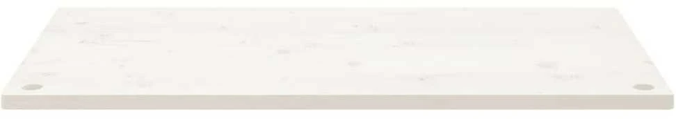 Rašomojo stalo stalviršis, baltas, 100x60x2,5cm, pušies masyvas