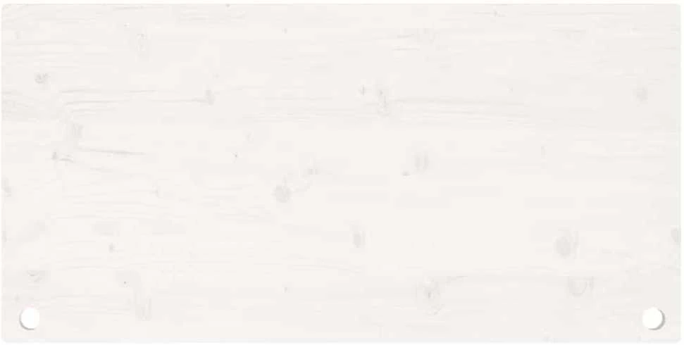 Rašomojo stalo stalviršis, baltas, 100x60x2,5cm, pušies masyvas