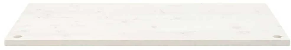 Rašomojo stalo stalviršis, baltas, 110x55x2,5cm, pušies masyvas