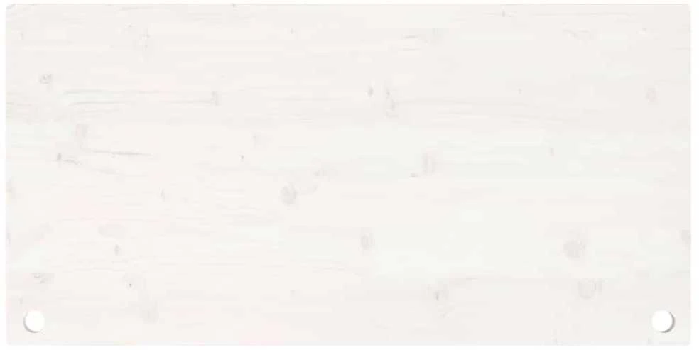 Rašomojo stalo stalviršis, baltas, 110x60x2,5cm, pušies masyvas