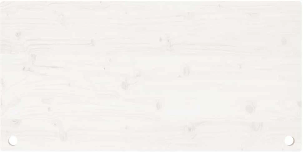 Rašomojo stalo stalviršis, baltas, 110x60x2,5cm, pušies masyvas