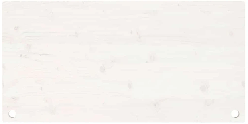 Rašomojo stalo stalviršis, baltas, 110x60x2,5cm, pušies masyvas
