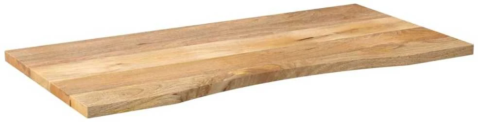 Rašomojo stalo stalviršis su linkiu, 110x50x2,5 cm, mango