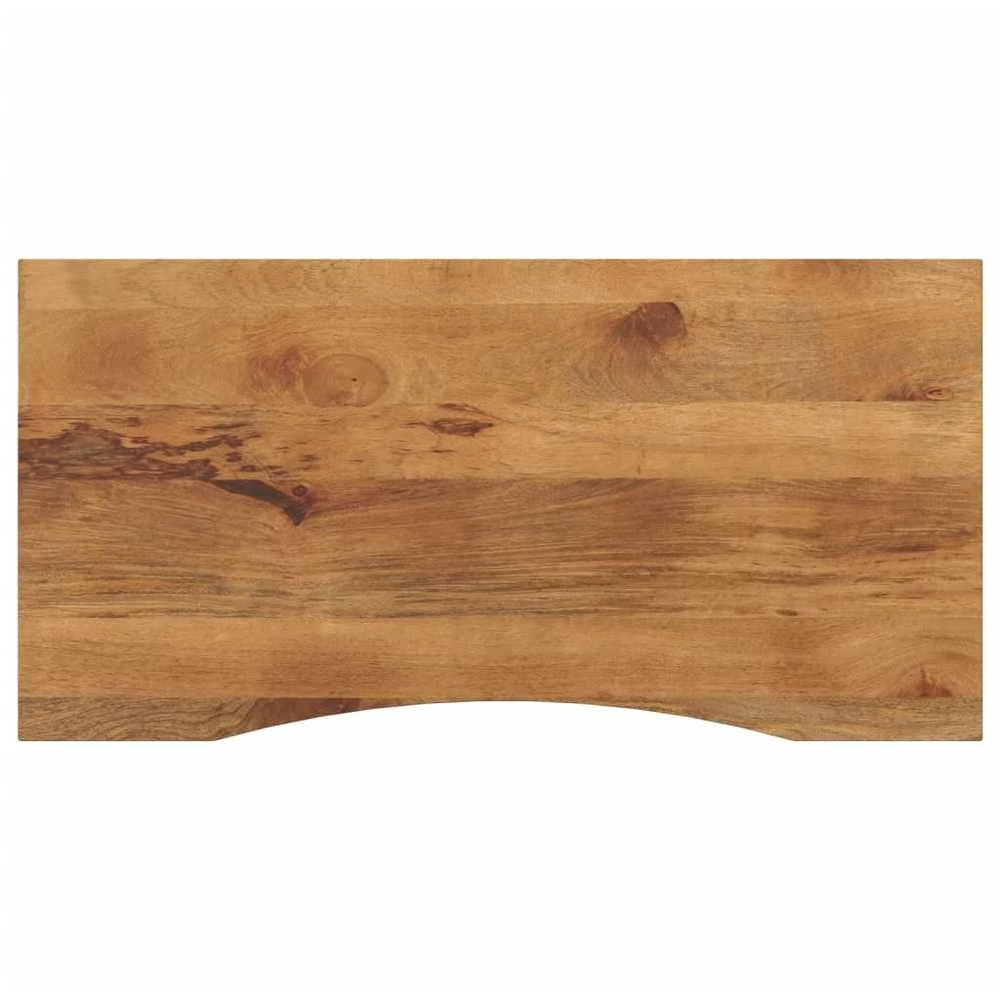 Rašomojo stalo stalviršis su linkiu, 110x50x2,5 cm, mango
