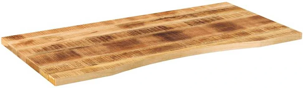 Rašomojo stalo stalviršis su linkiu, 110x60x2,5 cm, mango