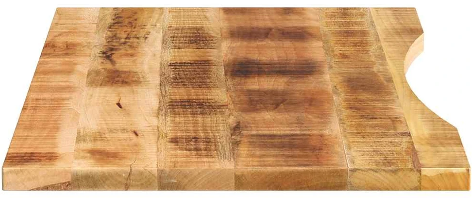 Rašomojo stalo stalviršis su linkiu, 120x50x2,5 cm, mango