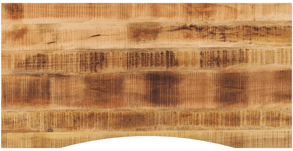 Rašomojo stalo stalviršis su linkiu, 120x60x2,5cm, mango