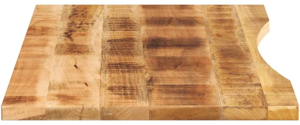 Rašomojo stalo stalviršis su linkiu, 120x60x2,5cm, mango