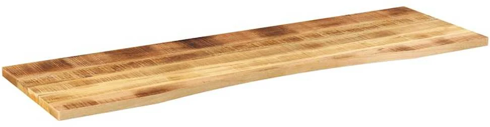 Rašomojo stalo stalviršis su linkiu, 160x50x2,5 cm, mango
