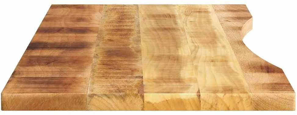 Rašomojo stalo stalviršis su linkiu, 160x50x2,5 cm, mango