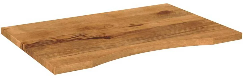 Rašomojo stalo stalviršis su linkiu, 90x50x2,5cm, mango masyvas