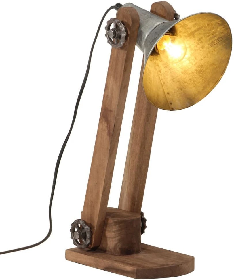 Pakabinamas šviestuvas Rašomojo stalo šviestuvas, sidabrinis, 23x13x52cm, 25W, E27