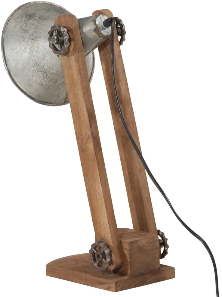 Pakabinamas šviestuvas Rašomojo stalo šviestuvas, sidabrinis, 23x13x52cm, 25W, E27