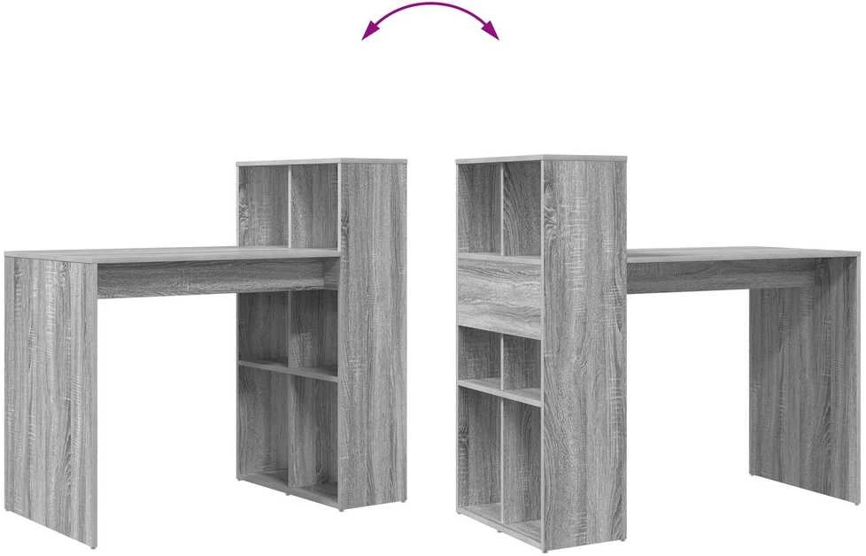 Stalas Pilkas Sonoma Apdirbta mediena 108 x 55 x 103.5 cm