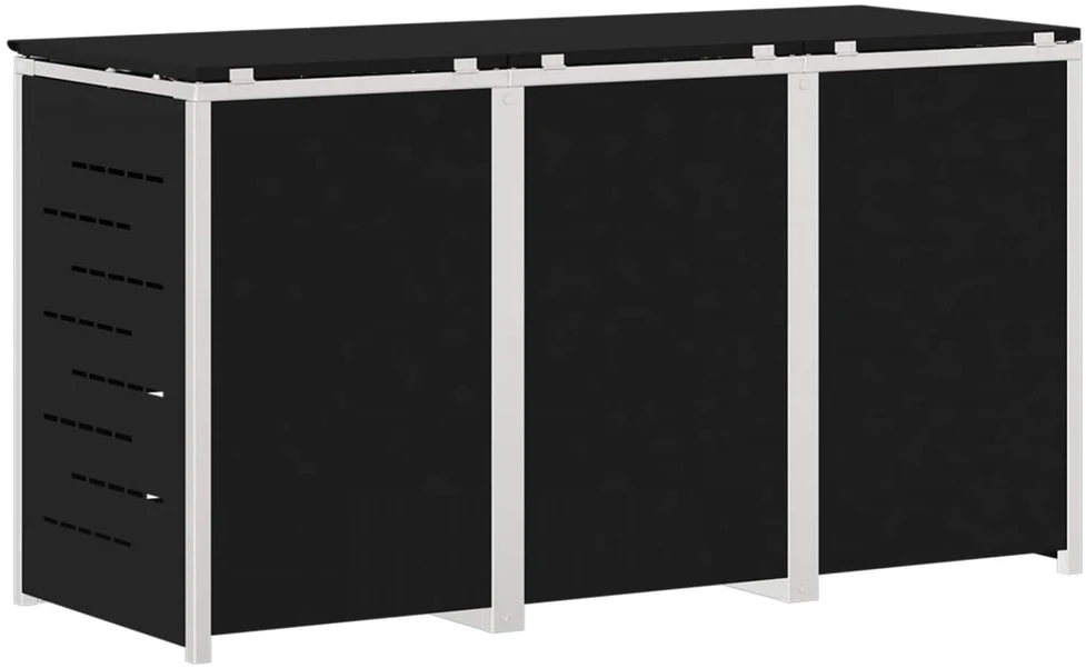 Atliekų dėžės saugojimas for 3 Bins 240L Nerūdijantis plienas