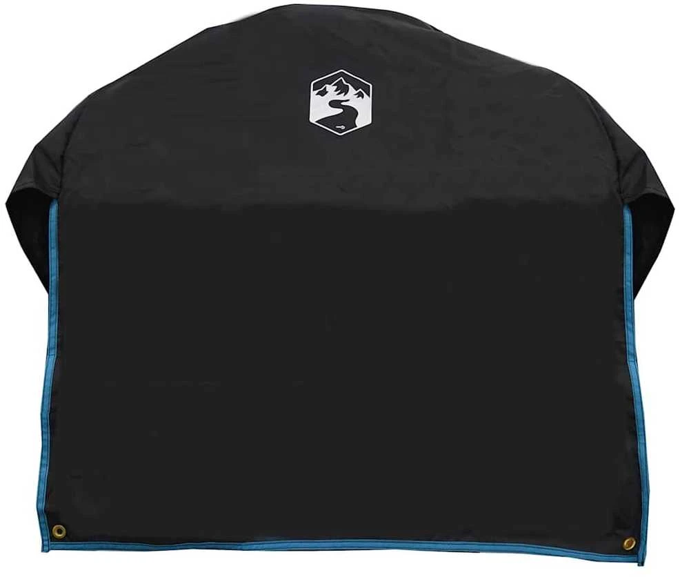 Rato gaubtas Juoda ir mėlyna 108 x 76 cm Oksfordas