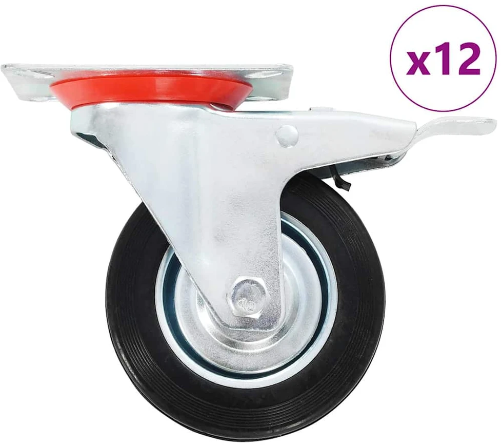 Ratukai, 12vnt., 100mm, pasukami