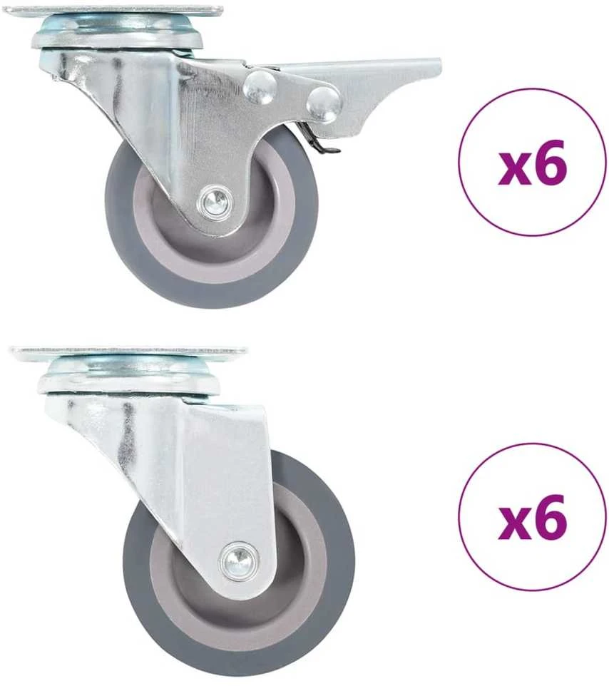 Ratukai, 12vnt., sukami, 50mm