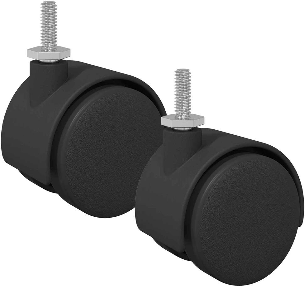 Ratukas 2 vnt. Juodas ir sidabrinis 40,1 x 40,1 x 37,8 mm