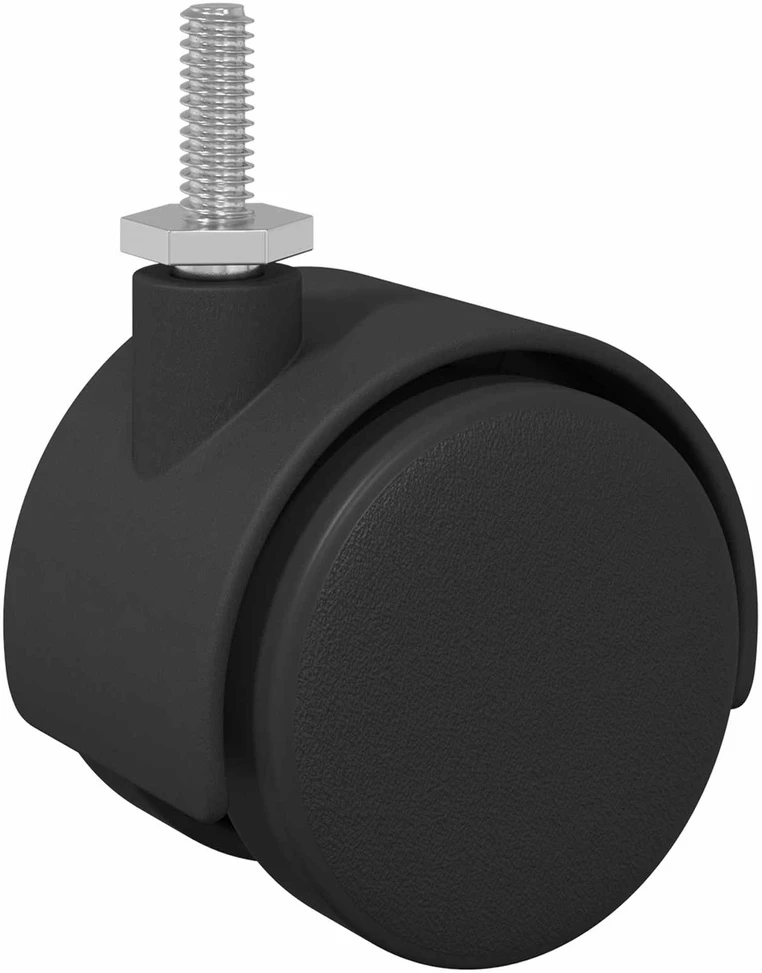 Ratukas 2 vnt. Juodas ir sidabrinis 40,1 x 40,1 x 37,8 mm