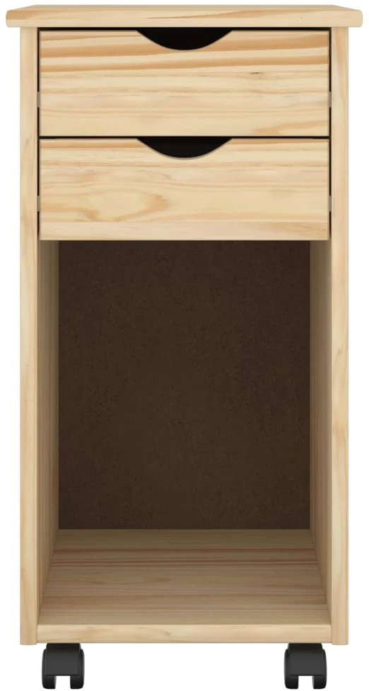 Ratuotas kabinetas 34 x 39 x 65,5 cm Tvirtas pušies medis Ruda