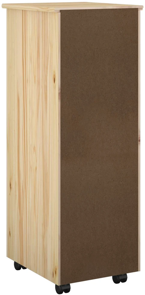 Ratuotas kabinetas 34 x 39 x 93,5 cm Kietas pušies medis Ruda