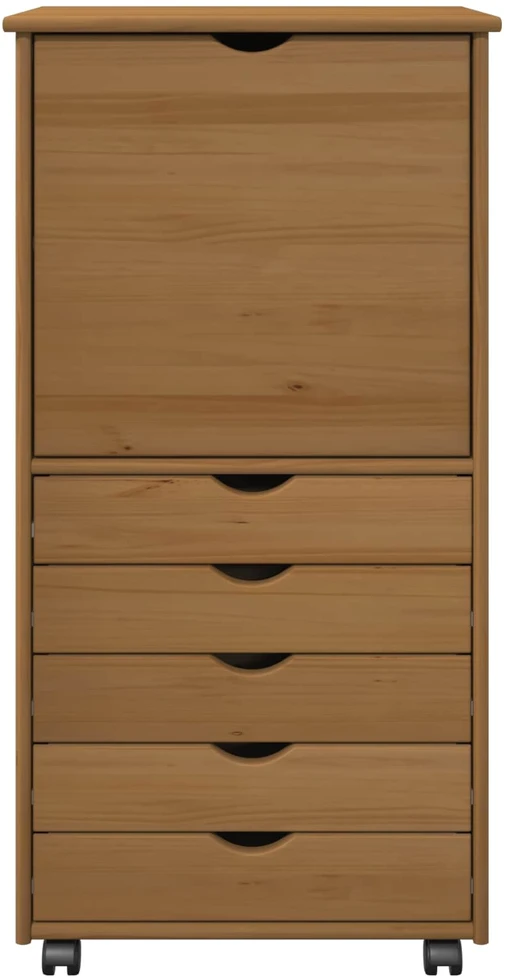 Ratuotas kabinetas 53 x 39 x 103 cm Kietas pušies medis