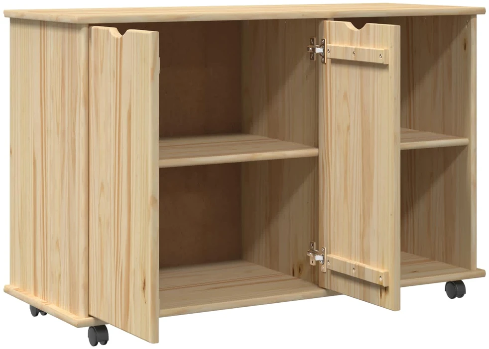 Ratuotas kabinetas Ruda 100 x 39 x 65,5 cm Kietas pušies medis